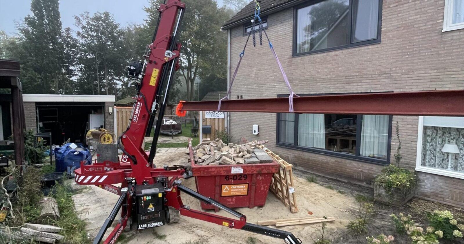 Stalen ligger in een bestaande woning